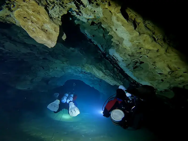 Mine und Höhlen Tauchkurse bei Trimix-Tauchen.de