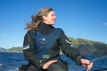 Christiane Mette Trimix Tauchen Norwegen